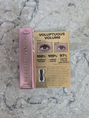 Too Faced Better Than Sex Mascara Pink and Gold Packaging